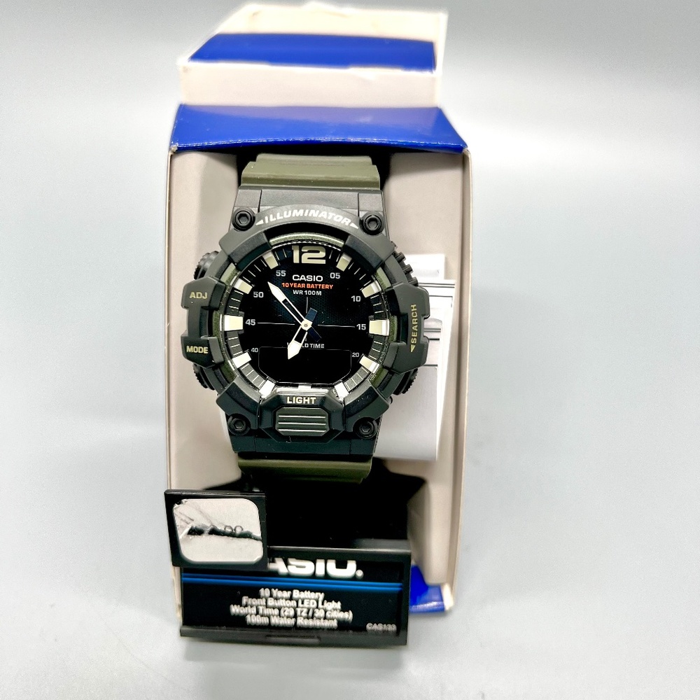 Casio Illuminator Analog & Digital Mens Watch - Gem